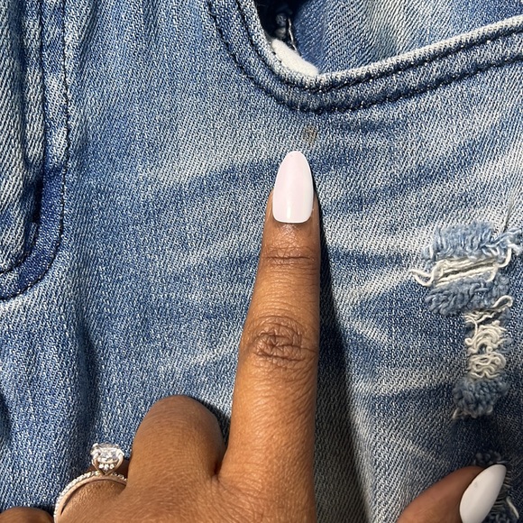 • Machine Pour Neuf Mode Blue Skinny Jeans - Picture 3 of 16